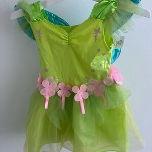 Disney Lime Green Fairy Costume with Pink Accents